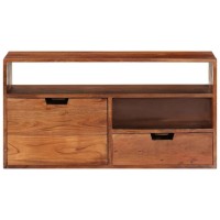 Vidaxl Tv Cabinet 31.5X11.8X16.5 Solid Acacia Wood