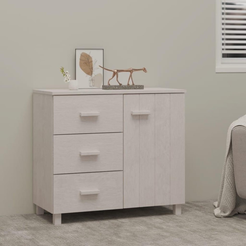 vidaXL Sideboard HAMAR White 35.4