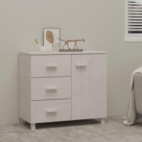 vidaXL Sideboard HAMAR White 35.4