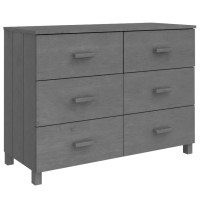 vidaXL Sideboard HAMAR Dark Gray 44.5