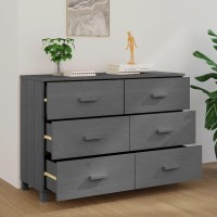 vidaXL Sideboard HAMAR Dark Gray 44.5