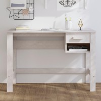 vidaXL Desk HAMAR White 43.3