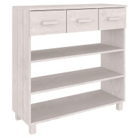 vidaXL Console Table HAMAR White 35.4