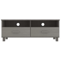 Vidaxl Tv Cabinet Light Gray 41.7X15.7X15.7 Solid Wood Pine
