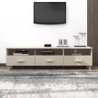 Vidaxl Tv Cabinet Honey Brown 62.2X15.7X15.7 Solid Wood Pine