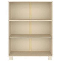 Vidaxl Book Cabinet Honey Brown 33.5X13.8X44.1 Solid Wood Pine
