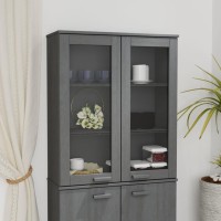 vidaXL Top for Highboard HAMAR Dark Gray 33.5