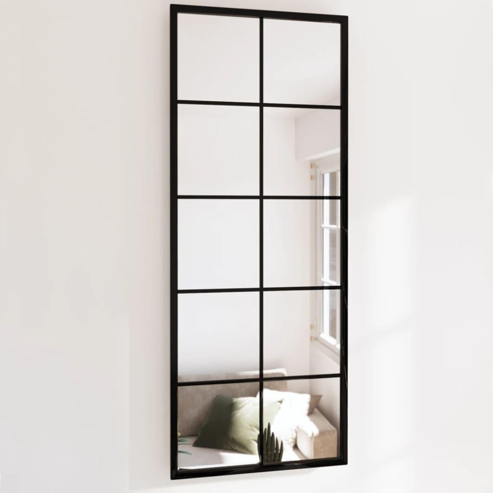 vidaXL Wall Mirror Black 39.4