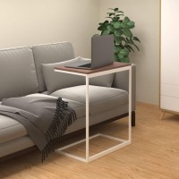 Vidaxl Side Table White 21.7X13.8X26 Engineered Wood
