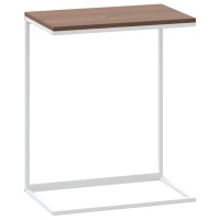 Vidaxl Side Table White 21.7X13.8X26 Engineered Wood
