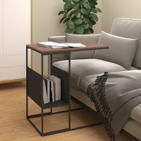 Vidaxl Side Table Black 21.7X14.2X23.4 Engineered Wood