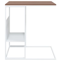 Vidaxl Side Table White 21.7X14.2X23.4 Engineered Wood