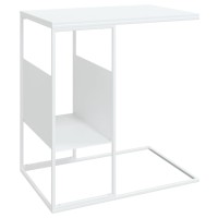 Vidaxl Side Table White 21.7X14.2X23.4 Engineered Wood