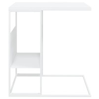 Vidaxl Side Table White 21.7X14.2X23.4 Engineered Wood