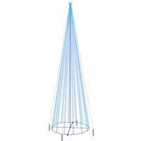 vidaXL Christmas Cone Tree Blue 1134 LEDs 8x26 ft