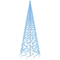 vidaXL Christmas Tree with Spike Blue 3000 LEDs 26 ft