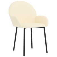 Vidaxl Dining Chairs 2 Pcs Cream Faux Leather