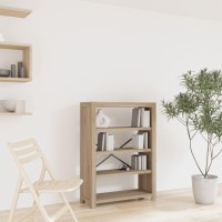 Vidaxl 4-Tier Bookcase 31.5X11.8X43.3 Solid Wood Acacia