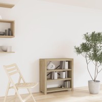 Vidaxl 3-Tier Bookcase 31.5X11.8X31.5 Solid Wood Acacia