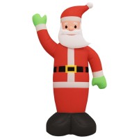 vidaXL Inflatable Santa Claus with LEDs 244.1