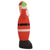 vidaXL Inflatable Santa Claus with LEDs 244.1