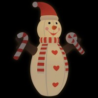 vidaXL Christmas Inflatable Snowman with LEDs 248