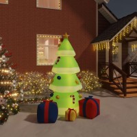 vidaXL Inflatable Christmas Tree with LEDs 94.5