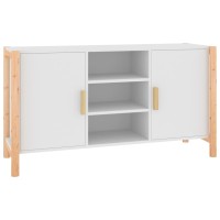 Vidaxl Sideboard White 42.1X15X23.6 Engineered Wood