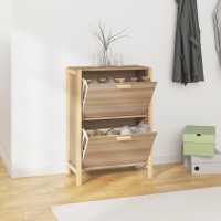 Vidaxl Shoe Cabinet 22.6X13X31.5 Engineered Wood