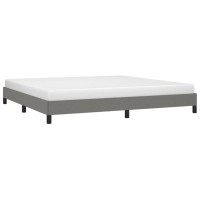 Vidaxl Bed Frame Dark Gray 76X79.9 King Fabric