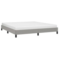 vidaXL Bed Frame Light Gray 72