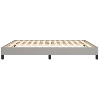 vidaXL Bed Frame Light Gray 72