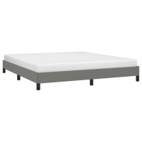 Vidaxl Bed Frame Dark Gray 72X83.9 California King Fabric