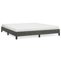 vidaXL Bed Frame Dark Gray 76