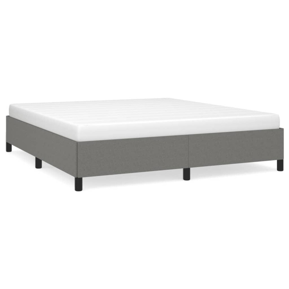 vidaXL Bed Frame Dark Gray 72