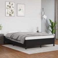 Vidaxl Bed Frame Black 53.9X74.8 Faux Leather