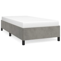 vidaXL Bed Frame Light Gray 39.4