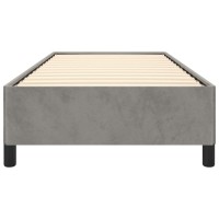 vidaXL Bed Frame Light Gray 39.4