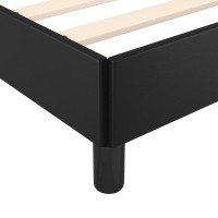 vidaXL Bed Frame with Headboard Black 59.8
