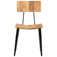 Vidaxl Dining Chairs 2 Pcs 17.3X15.7X31.5 Solid Wood Mango
