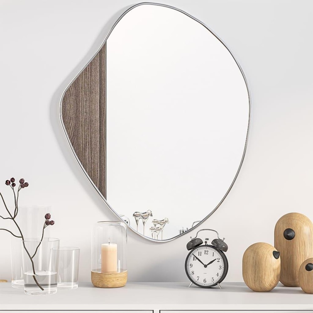 vidaXL Wall Mirror Silver 23.6