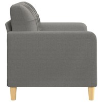 vidaXL 2-Seater Sofa Dark Gray 47.2