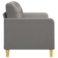 vidaXL 2-Seater Sofa Dark Gray 55.1