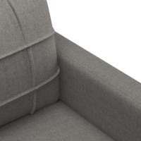 vidaXL 2-Seater Sofa Dark Gray 55.1