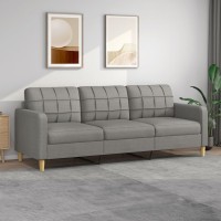 vidaXL 3-Seater Sofa Dark Gray 82.7