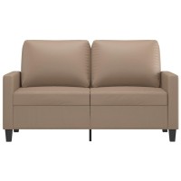Vidaxl 2-Seater Sofa Cappuccino 47.2 Faux Leather