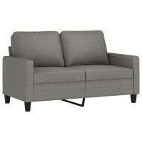 vidaXL 2-Seater Sofa Dark Gray 47.2