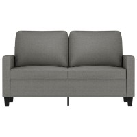 vidaXL 2-Seater Sofa Dark Gray 47.2