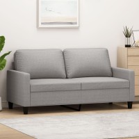 Vidaxl 2-Seater Sofa Light Gray 55.1 Fabric