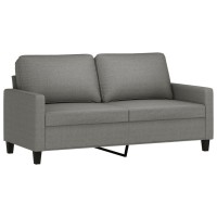 vidaXL 2-Seater Sofa Dark Gray 55.1